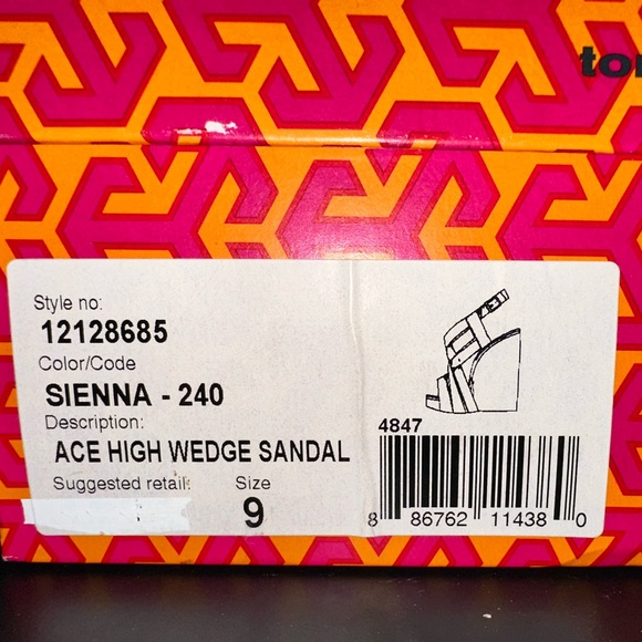 Tory Burch Ace High Wedge Sandals - Picture 8 of 8